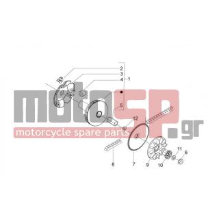 Aprilia - SR MOTARD 50 2T E3 2012 - Engine/Transmission - driving pulley - 479561 - ΔΙΣΚΟΣ-ΓΡΑΝΑΖΙ ΒΑΡ RUN-STAL-EXTR-SCAR-SR