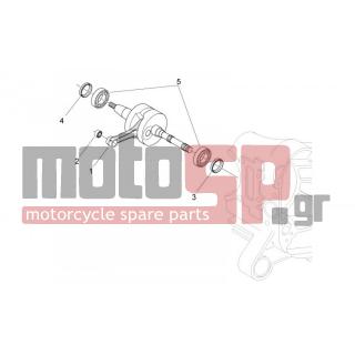 Aprilia - SR MOTARD 50 2T E3 2012 - Κινητήρας/Κιβώτιο Ταχυτήτων - crankshaft