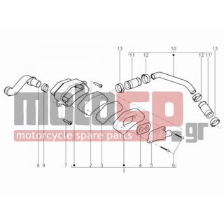 Aprilia - SR MOTARD 50 2T E3 2012 - Engine/Transmission - Secondary air filter casing - 478533 - Βίδα αυτοδιατρ.