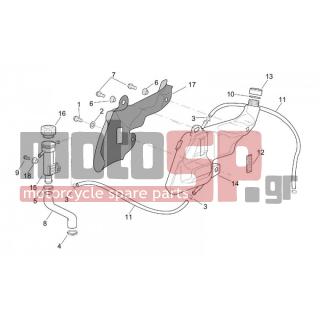 Aprilia - TUONO RSV 1000 2002 - Κινητήρας/Κιβώτιο Ταχυτήτων - expansion tank - AP8102615 - ΤΑΠΑ ΨΥΓΕΙΟΥ MOTO 750-1000