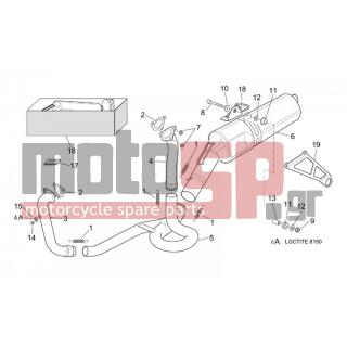 Aprilia - TUONO RSV 1000 2002 - Exhaust - Exhaust
