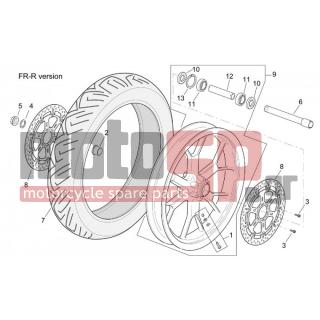 Aprilia - TUONO RSV 1000 2005 - Frame - Front wheel R-RF version - AP8133751 - 2