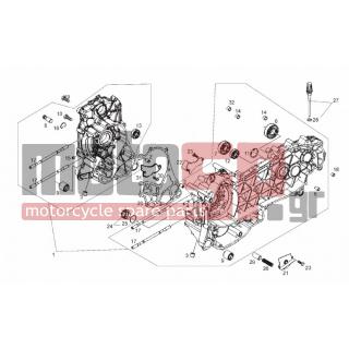 Derbi - BOULEVARD 125CC 4T E3 2010 - Κινητήρας/Κιβώτιο Ταχυτήτων - OIL PAN - 432142 - Βίδα M6x60