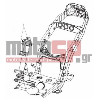 Derbi - BOULEVARD 125CC 4T E3 2012 - Frame - Frame / chassis