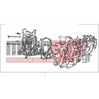 Derbi - GP1 250CC E2 2006 - Engine/Transmission - OIL PAN - 432142 - Βίδα M6x60