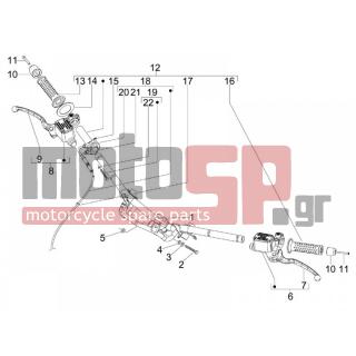 Gilera - RUNNER 125 ST 4T E3 2011 - Frame - Wheel - brake Antliases - 20105 - Παξιμάδι
