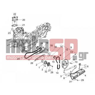 Gilera - RUNNER 125 VX 4T E3 2007 - Κινητήρας/Κιβώτιο Ταχυτήτων - OIL PUMP - 82650R - Tendicatena completo