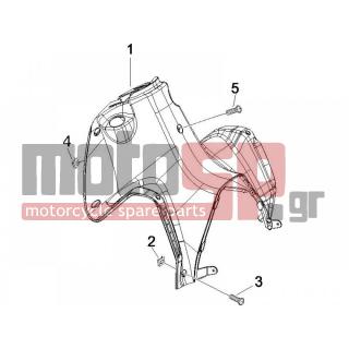 Gilera - RUNNER 125 VX 4T E3 2007 - Body Parts - Storage Front - Extension mask