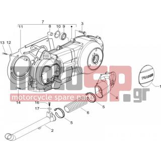 Gilera - RUNNER 200 VXR 4T 2006 - Engine/Transmission - COVER sump - the sump Cooling - 270793 - ΒΙΔΑ D3,8x16