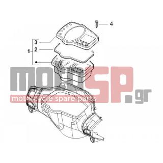 Gilera - RUNNER 200 VXR 4T 2006 - Electrical - Complex instruments - Cruscotto - 639277 - ΚΑΠΑΚΙ ΚΟΝΤΕΡ ΑΝΩ RUNNER RST-ST