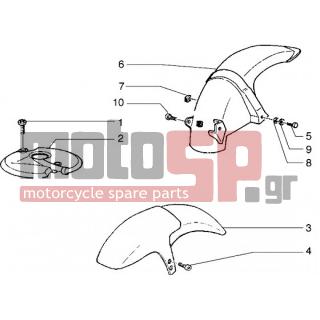 Gilera - RUNNER 50 < 2005 - Body Parts - Fender front and back