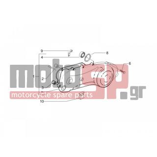 Gilera - STALKER SPECIAL EDITION 2007 - Engine/Transmission - COVER sump - the sump Cooling