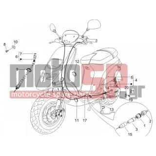 Gilera - STORM 50 2007 - Frame - cables - 564497 - ΛΑΜΑΚΙ