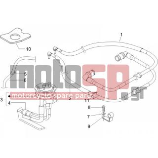 PIAGGIO - BEVERLY 500 CRUISER E3 2012 - Engine/Transmission - supply system