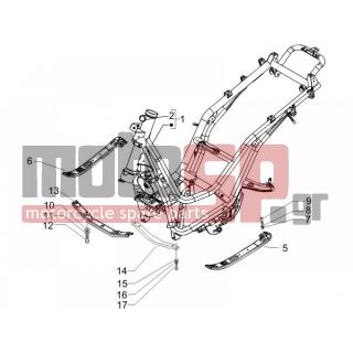 PIAGGIO - BEVERLY 500 CRUISER E3 2012 - Frame - Frame / chassis
