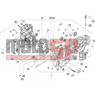 PIAGGIO - BEVERLY 125 2006 - Engine/Transmission - OIL PAN