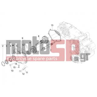 PIAGGIO - BEVERLY 500 CRUISER E3 2012 - Κινητήρας/Κιβώτιο Ταχυτήτων - complex reducer