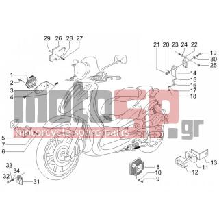 PIAGGIO - BEVERLY 500 IE E3 2007 - Electrical - Voltage regulator -Electronic - Multiplier - 259348 - ΒΙΔΑ M 6X18 mm ΜΕ ΑΠΟΣΤΑΤΗ