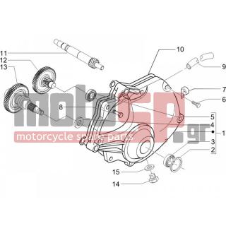 PIAGGIO - BEVERLY 500 IE E3 2007 - Engine/Transmission - complex reducer - 829206 - ΑΣΦΑΛΕΙΑ ΤΣΙΜ  ΔΙΑΦ SCOOTER