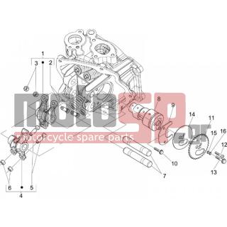 PIAGGIO - BEVERLY 125 2006 - Κινητήρας/Κιβώτιο Ταχυτήτων - Complex rocker (rocker arms)