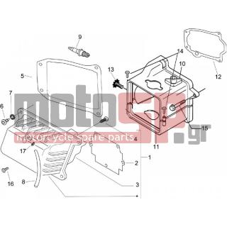 PIAGGIO - FLY 100 4T 2006 - Engine/Transmission - COVER head