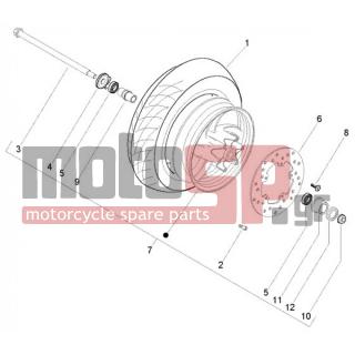 PIAGGIO - FLY 125 4T < 2005 - Frame - FRONT wheel