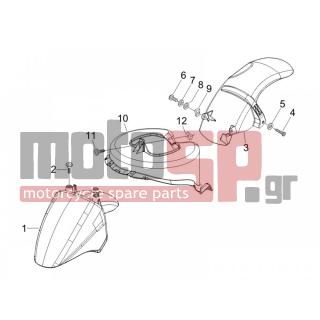 PIAGGIO - FLY 125 4T 2007 - Body Parts - Apron radiator - Feather