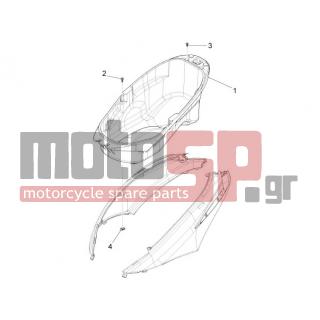 PIAGGIO - FLY 125 4T 3V IE E3 DT 2014 - Body Parts - bucket seat