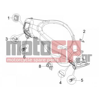 PIAGGIO - FLY 150 4T 2006 - Electrical - Switchgear - Switches - Buttons - Switches - 583575 - ΒΑΛΒΙΔΑ ΜΑΝ ΣΤΟΠ-ΜΙΖΑ SCOOTER (ΠΡΙΖΑ)