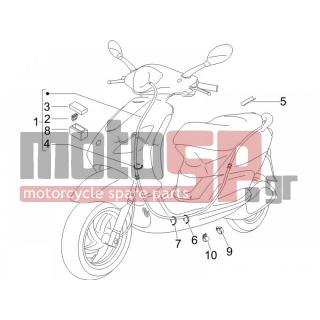 PIAGGIO - FLY 150 4T 2006 - Electrical - Complex harness - 290404 - ΤΖΑΜΑΚΙ ΑΣΦΑΛΕΙΟΘΗΚΗΣ