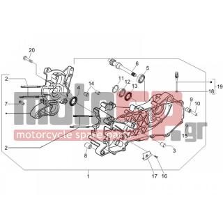 PIAGGIO - FLY 50 4T 2009 - Engine/Transmission - OIL PAN