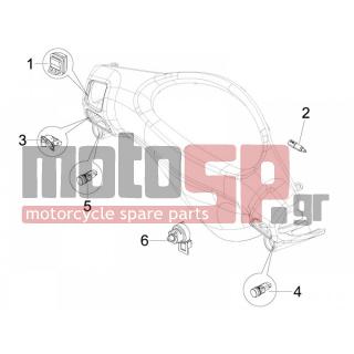 PIAGGIO - FLY 50 4T 2009 - Ηλεκτρικά - Switchgear - Switches - Buttons - Switches