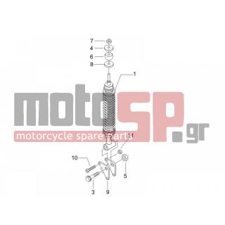 PIAGGIO - LIBERTY 125 4T 2V IE PTT (I) 2012 - Suspension - Place BACK - Shock absorber