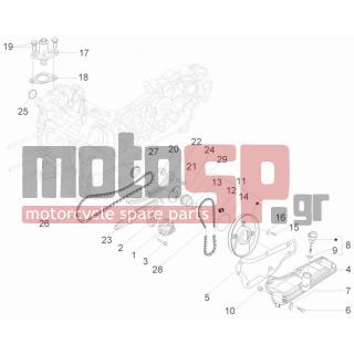 PIAGGIO - LIBERTY 125 4T 2V IE PTT (I) 2012 - Engine/Transmission - OIL PUMP - 840510 - ΤΕΝΤΩΤΗΡΑΣ ΚΑΔΕΝΑΣ SCOOTER 125200 4T