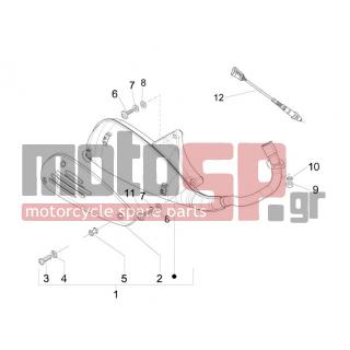 PIAGGIO - LIBERTY 125 4T 2V IE PTT (I) 2012 - Exhaust - silencers