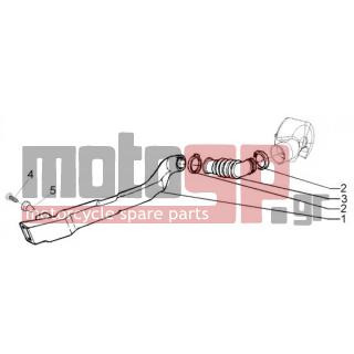 PIAGGIO - LIBERTY 125 LEADER RST < 2005 - Engine/Transmission - cooling pipe strap
