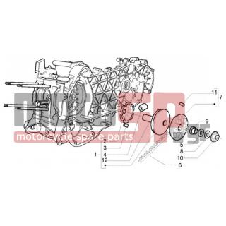 PIAGGIO - LIBERTY 125 LEADER RST < 2005 - Engine/Transmission - pulley drive