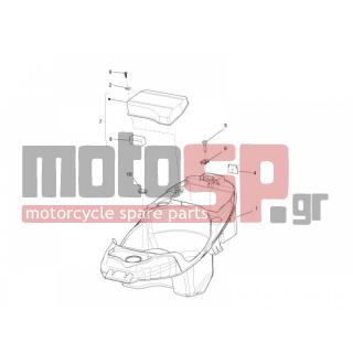 PIAGGIO - LIBERTY 150 4T E3 MOC 2011 - Body Parts - bucket seat - CM179303 - ΒΙΔΑ TORX (H=30)