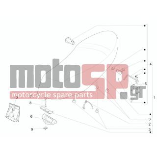 PIAGGIO - LIBERTY 150 4T E3 MOC 2011 - Body Parts - Saddle / Seats