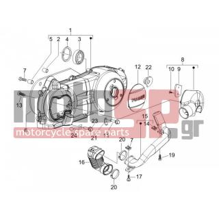 PIAGGIO - LIBERTY 150 4T SPORT E3 2008 - Engine/Transmission - COVER sump - the sump Cooling