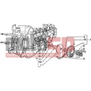 PIAGGIO - LIBERTY 150 LEADER < 2005 - Engine/Transmission - pulley drive