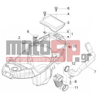 PIAGGIO - LIBERTY 200 LEADER RST < 2005 - Body Parts - helmet Case - 622108 - ΚΑΠΑΚΙ ΜΠΑΤΑΡΙΑΣ LIBERTY RST
