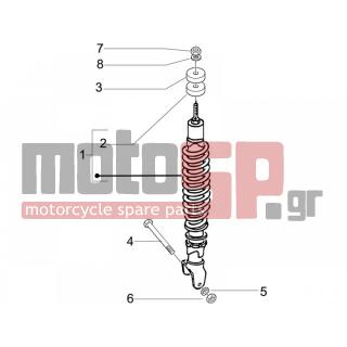 PIAGGIO - LIBERTY 50 2T 2006 - Suspension - Place BACK - Shock absorber - 267038 - ΡΟΔΕΛΛΑ
