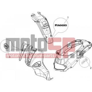 PIAGGIO - LIBERTY 50 2T 2006 - Body Parts - Signs and stickers