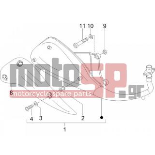 PIAGGIO - LIBERTY 50 2T 2006 - Exhaust - silencers - 825097 - ΒΙΔΑ
