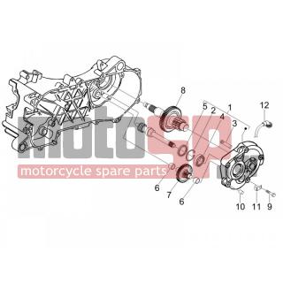 PIAGGIO - LIBERTY 50 2T 2006 - Engine/Transmission - complex reducer - 478197 - ΡΟΔΕΛΑ ΑΞΟΝΑ ΔΙΑΦ SCOOTER 50-100 5 MM