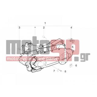PIAGGIO - LIBERTY 50 2T MOC 2011 - Engine/Transmission - COVER sump - the sump Cooling - 82521R - ΡΟΥΛΕΜΑΝ ΚΑΠΑΚ ΚΙΝ SCOOT50/100 28X8X9