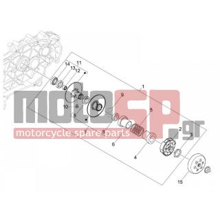 PIAGGIO - LIBERTY 50 2T MOC 2011 - Engine/Transmission - drifting pulley - 487935 - ΚΑΠΕΛΑΚΙ