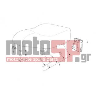 PIAGGIO - LIBERTY 50 2T MOC 2011 - Body Parts - Saddle / Seats - 298729 - ΖΩΝΗ ΑΠΟΣΠΩΜΕΝΗ ΣΕΛΛΑΣ ΓΙΑ ΕΡΓΑΛΕΙΑ