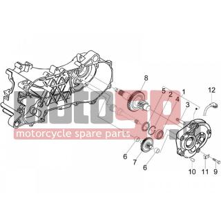 PIAGGIO - LIBERTY 50 2T MOC 2011 - Engine/Transmission - complex reducer - 478197 - ΡΟΔΕΛΑ ΑΞΟΝΑ ΔΙΑΦ SCOOTER 50-100 5 MM